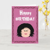 Carte Joyeux Anniversaire Maman (Fils) (Fleur jaune)