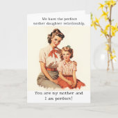 Carte Joyeux anniversaire Maman Mère Humour Drôle (Fleur jaune)