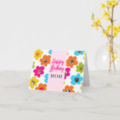 Carte Joyeux anniversaire Maman mignonne Flower Chig Pho (Fleur jaune)