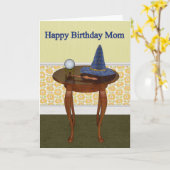 Carte Joyeux anniversaire Maman Pagan Greeting Card (Fleur jaune)