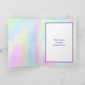 Carte Joyeux Anniversaire Maman, Plutôt Floral (Intérieur)