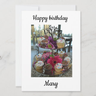 Carte Joyeux anniversaire Marie