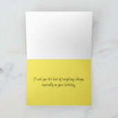 Carte Joyeux Anniversaire Meilleur Gal Pal Daisy Flower  (Intérieur)