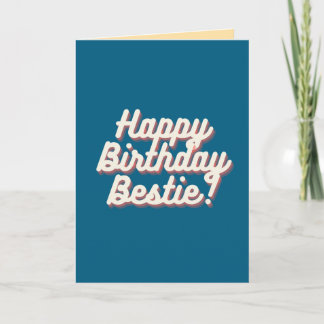 Carte Joyeux Anniversaire Meilleure Amie | Sarcelle