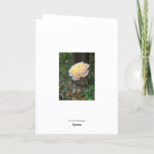 Carte Joyeux Anniversaire Mère Rose Jaune (Dos)