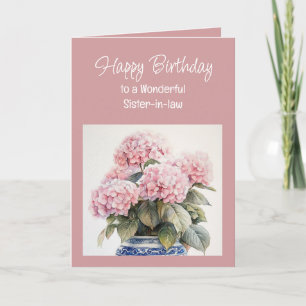 Carte Joyeux Anniversaire Merveilleuse Belle-sœur Hydran