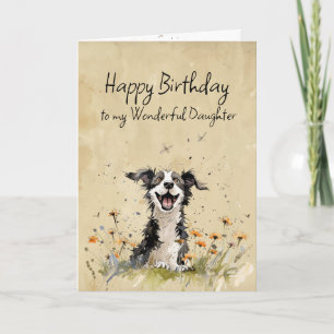 Carte Joyeux Anniversaire Merveilleuse Fille