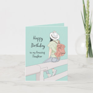 Carte Joyeux anniversaire Merveilleux et meilleure fille