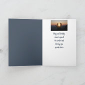 Carte Joyeux Anniversaire Merveilleux Prêtre Confort et  (Intérieur)