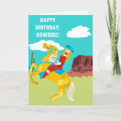 Carte Joyeux Anniversaire, message personnalisé de fille (Devant)
