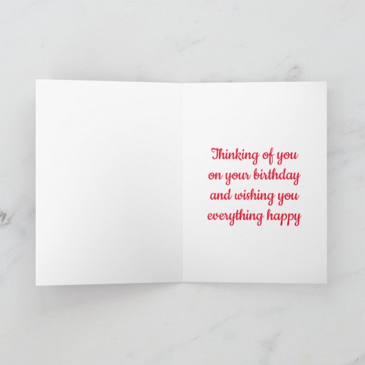 Carte Joyeux anniversaire mignon Carlin Chien Chien Chie (Intérieur)