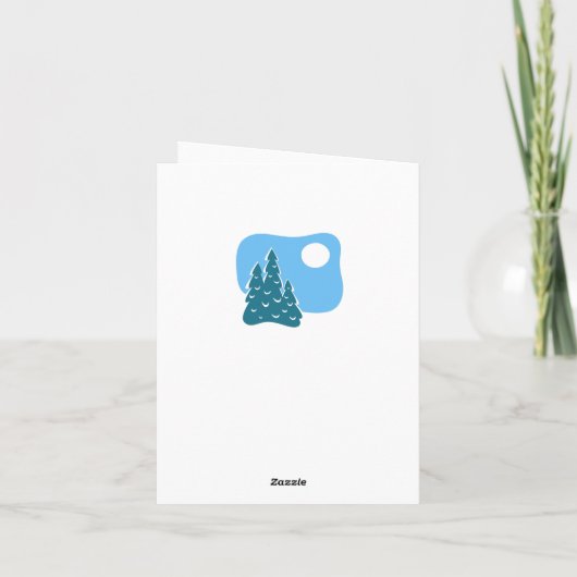 Carte Joyeux Anniversaire mignon Chien Chien Chiot Snowb (Dos)