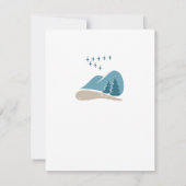 Carte Joyeux Anniversaire mignon Chien Chiot Randonnée W (Dos)