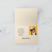 Carte Joyeux Anniversaire mignon Chien Obtenir vieille c (Intérieur)