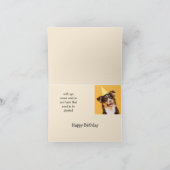 Carte Joyeux Anniversaire mignon Chien vieillissant Fun (Intérieur)