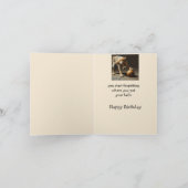 Carte Joyeux Anniversaire mignon Chien Vous n'êtes pas v (Intérieur)