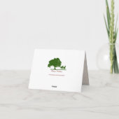 Carte Joyeux Anniversaire Miniature Brown Brouillon Chev (Dos)