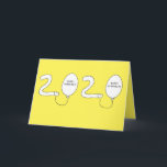 Carte Joyeux Anniversaire Moderne En 2020 Funny Birthday<br><div class="desc">Voulez-vous souhaiter un joyeux anniversaire à quelqu'un en 2020 avec une carte d'anniversaire amusante ? Regardez celui-ci. Sur la couverture est un dessin amusant avec deux ballons de 2 et 2 ans. Mais ce n'est pas seulement un dessin fantaisiste. C'est un exemple d'art des mots. Ou dans ce coque, c'est...</div>