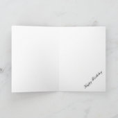 Carte Joyeux anniversaire mon ami (Intérieur)