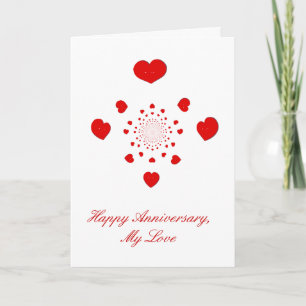 Carte Joyeux anniversaire, Mon amour
