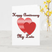 Carte Joyeux Anniversaire Mon Amour (Fleur jaune)