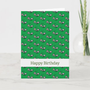 Carte Joyeux anniversaire (motif fourmi)