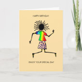 Carte Joyeux Anniversaire, Music Vibe Card (Devant)