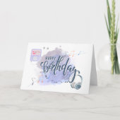 Carte Joyeux Anniversaire Musical Love Songs (Devant)