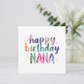 Carte Joyeux Anniversaire Nana (Debout devant)