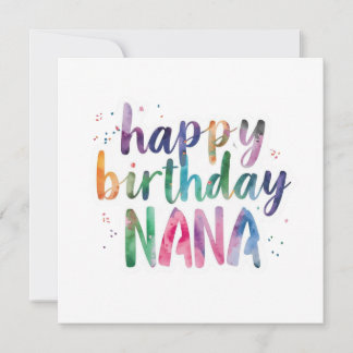 Carte Joyeux Anniversaire Nana