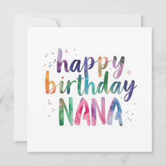 Carte Joyeux Anniversaire Nana (Devant)