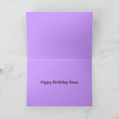Carte Joyeux anniversaire Nana (Intérieur)