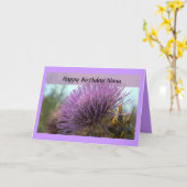 Carte Joyeux anniversaire Nana (Fleur jaune)