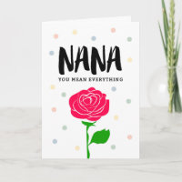 Joyeux anniversaire Nana, vous voulez dire tout