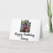 Carte Joyeux anniversaire Nancy (Devant)