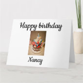 Carte Joyeux anniversaire Nancy (Devant)