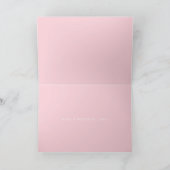 Carte Joyeux Anniversaire Nanny fleur sauvage rose (Intérieur)