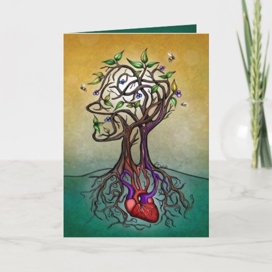 Carte Joyeux anniversaire - Nature humaine (Devant)