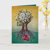 Carte Joyeux anniversaire - Nature humaine (Fleur jaune)