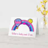 Carte Joyeux Anniversaire nièce du nom de la tante Perso (Fleur jaune)