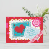 Carte Joyeux Anniversaire Nièce le jour de la Saint-Vale (Debout devant)