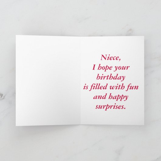 Carte Joyeux Anniversaire nièce, Rollerskates (Intérieur)