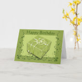 Carte Joyeux anniversaire - N'importe qui (Fleur jaune)