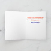 Carte Joyeux Anniversaire Non-sens. (Intérieur)