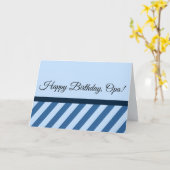 Carte Joyeux anniversaire, Opa ! Et je t'aime (sur le (Fleur jaune)