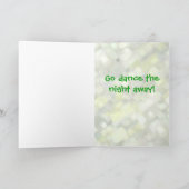 Carte Joyeux anniversaire Opanke Folk Dance Chaussures p (Intérieur)