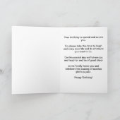 Carte Joyeux Anniversaire Orchidée blanche (Intérieur)