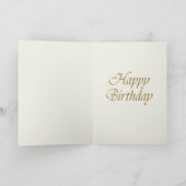 Carte Joyeux Anniversaire Orchidée Moth Aquarelle (Intérieur)