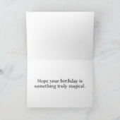 Carte Joyeux anniversaire | Oser rêver (Intérieur)
