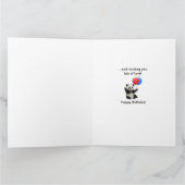 CARTE JOYEUX ANNIVERSAIRE PANDA (Intérieur)